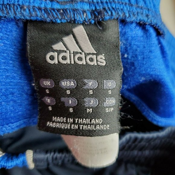 Adidas Mens Navy Blue White 3 Stripe Size Small Basketball Shorts 10" Inseam - Picture 9 of 12